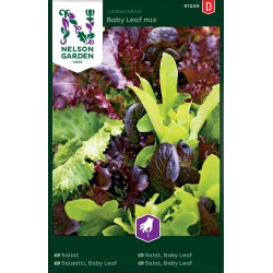 Sallat, blandning 'Baby Leaf' frö 1-pack